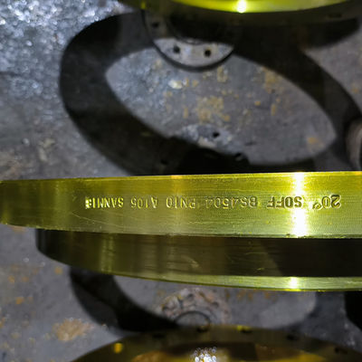 품질  Slip On ANSI Pipe Flange Yellow Painting SCH5s-SCH160 Wall Thickness 공장